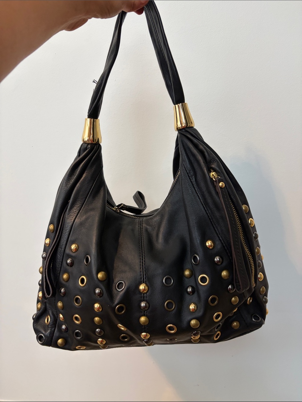 Vintage YTK Studded Shoulder Bag